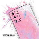 Marbleized Pink Paradise V7 - Premium Vinyl Skin Decal for Samsung Galaxy S25 Ultra, S24, S23, S22 & All Galaxy S Models