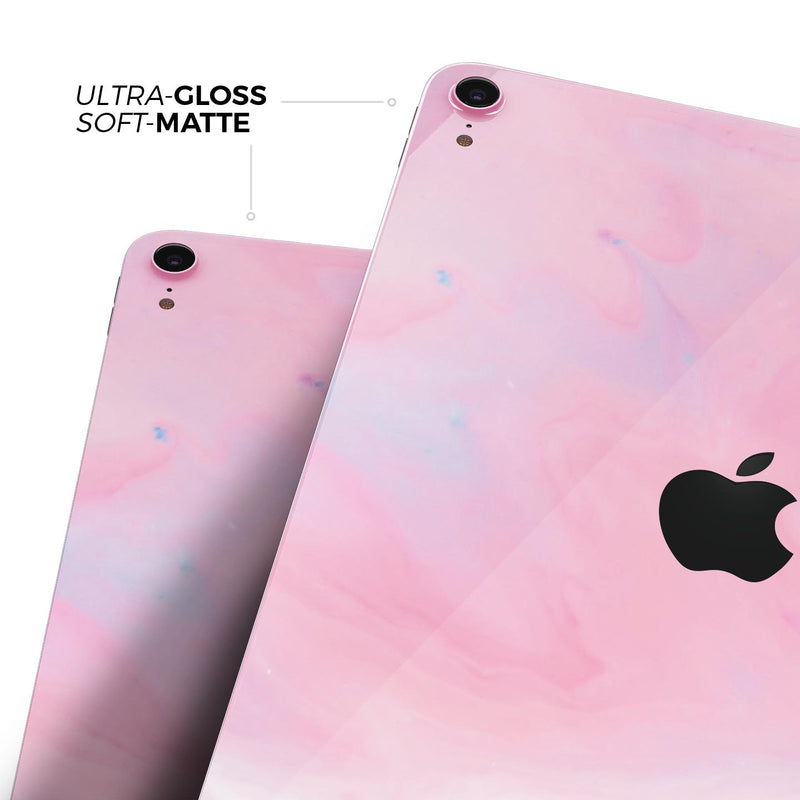 Marbleized Pink Paradise V7 - Full Body Skin Decal for the Apple iPad Pro 12.9", 11", 10.5", 9.7", Air or Mini (All Models Available)