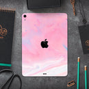 Marbleized Pink Paradise V7 - Full Body Skin Decal for the Apple iPad Pro 12.9", 11", 10.5", 9.7", Air or Mini (All Models Available)