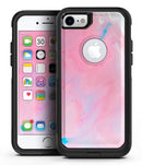 Marbleized Pink Paradise V7 - iPhone 7 or 7 Plus Commuter Case Skin Kit