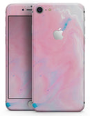 Marbleized Pink Paradise V7 - Skin-kit for the iPhone 8 or 8 Plus