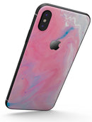 Marbleized Pink Paradise V7 - iPhone X Skin-Kit