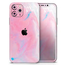 Marbleized Pink Paradise V7 - Protective Skin Wrap & Decal – Compatible with iPhone SE to iPhone 17 Pro Max (All Models)