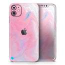 Marbleized Pink Paradise V7 - Protective Skin Wrap & Decal – Compatible with iPhone SE to iPhone 17 Pro Max (All Models)