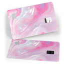 Marbleized Pink Paradise V8 - Premium Protective Decal Skin-Kit for the Apple Credit Card