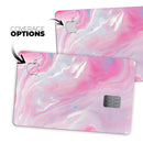 Marbleized Pink Paradise V8 - Premium Protective Decal Skin-Kit for the Apple Credit Card