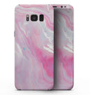 Marbleized Pink Paradise V8 - Samsung Galaxy S8 Full-Body Skin Kit