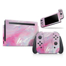 Marbleized Pink Paradise V8 // Skin Decal Wrap Kit for Nintendo Switch Console & Dock, Joy-Cons, Pro Controller, Lite, 3DS XL, 2DS XL, DSi, or Wii - Vinyl Skin Wrap for Nintendo Switch 2, OLED, Lite, Pro Controller, Wii & Classic Handhelds