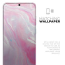Marbleized Pink Paradise V8 - Premium Vinyl Skin Decal for Samsung Galaxy S25 Ultra, S24, S23, S22 & All Galaxy S Models