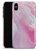 Marbleized Pink Paradise V8 - iPhone X Clipit Case