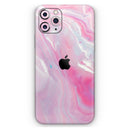 Marbleized Pink Paradise V8 - Protective Skin Wrap & Decal – Compatible with iPhone SE to iPhone 17 Pro Max (All Models)