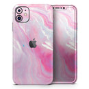 Marbleized Pink Paradise V8 - Protective Skin Wrap & Decal – Compatible with iPhone SE to iPhone 17 Pro Max (All Models)