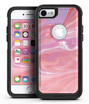 Marbleized Pink Paradise - iPhone 7 or 7 Plus Commuter Case Skin Kit