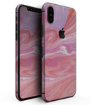 Marbleized Pink Paradise - iPhone XS MAX, XS/X, 8/8+, 7/7+, 5/5S/SE Skin-Kit (All iPhones Available)