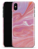 Marbleized Pink Paradise - iPhone X Clipit Case