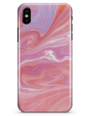 Marbleized Pink Paradise - iPhone X Clipit Case