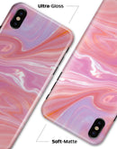 Marbleized Pink Paradise - iPhone X Clipit Case