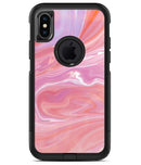 Marbleized Pink Paradise - iPhone X OtterBox Case & Skin Kits
