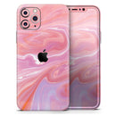 Marbleized Pink Paradise - Vinyl Skin Wrap for iPhone 17 Pro Max, 17 Pro, 17 Air, 17, 16 & All Models — Soft Matte or Ultra Gloss
