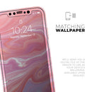 Marbleized Pink Paradise - Vinyl Skin Wrap for iPhone 17 Pro Max, 17 Pro, 17 Air, 17, 16 & All Models — Soft Matte or Ultra Gloss