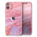 Marbleized Pink Paradise - Vinyl Skin Wrap for iPhone 17 Pro Max, 17 Pro, 17 Air, 17, 16 & All Models — Soft Matte or Ultra Gloss