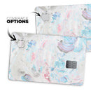 Marbleized Pink and Blue Blotch - Premium Protective Decal Skin-Kit for the Apple Credit Card