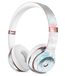Marbleized Pink and Blue Blotch Full-Body Skin Kit for the Beats by Dre Solo 3 Wireless Headphones