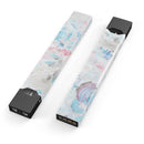 Marbleized Pink and Blue Blotch - Premium Decal Protective Skin-Wrap Sticker compatible with the Juul Labs vaping device