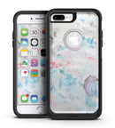 Marbleized Pink and Blue Blotch - iPhone 7 or 7 Plus Commuter Case Skin Kit