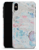 Marbleized Pink and Blue Blotch - iPhone X Clipit Case