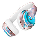 Marbleized Pink and Blue Paradise V322 Full-Body Skin Kit for the Beats by Dre Solo 3 Wireless Headphones