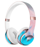 Marbleized Pink and Blue Paradise V322 Full-Body Skin Kit for the Beats by Dre Solo 3 Wireless Headphones