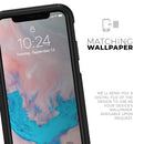 Marbleized Pink and Blue Paradise V322 - Skin Kit for the iPhone OtterBox Cases