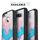 Marbleized Pink and Blue Paradise V322 - Skin Kit for the iPhone OtterBox Cases
