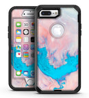 Marbleized Pink and Blue Paradise V322 - iPhone 7 Plus/8 Plus OtterBox Case & Skin Kits