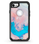 Marbleized Pink and Blue Paradise V322 - iPhone 7 or 8 OtterBox Case & Skin Kits
