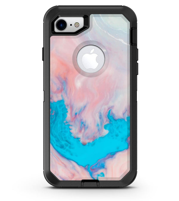 Marbleized Pink and Blue Paradise V322 - iPhone 7 or 8 OtterBox Case & Skin Kits