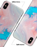 Marbleized Pink and Blue Paradise V322 - iPhone X Clipit Case