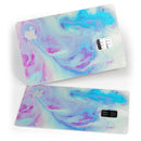 Marbleized Pink and Blue Paradise V371 - Premium Protective Decal Skin-Kit for the Apple Credit Card