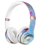 Marbleized Pink and Blue Paradise V371 Full-Body Skin Kit for the Beats by Dre Solo 3 Wireless Headphones
