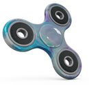 Marbleized Pink and Blue Paradise V371 Full-Body Fidget Spinner Skin-Kit