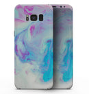 Marbleized Pink and Blue Paradise V371 - Samsung Galaxy S8 Full-Body Skin Kit