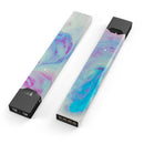 Marbleized Pink and Blue Paradise V371 - Premium Decal Protective Skin-Wrap Sticker compatible with the Juul Labs vaping device