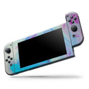 Marbleized Pink and Blue Paradise V371 // Skin Decal Wrap Kit for Nintendo Switch Console & Dock, Joy-Cons, Pro Controller, Lite, 3DS XL, 2DS XL, DSi, or Wii - Vinyl Skin Wrap for Nintendo Switch 2, OLED, Lite, Pro Controller, Wii & Classic Handhelds