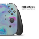 Marbleized Pink and Blue Paradise V371 // Skin Decal Wrap Kit for Nintendo Switch Console & Dock, Joy-Cons, Pro Controller, Lite, 3DS XL, 2DS XL, DSi, or Wii - Vinyl Skin Wrap for Nintendo Switch 2, OLED, Lite, Pro Controller, Wii & Classic Handhelds