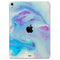 Marbleized Pink and Blue Paradise V371 - Full Body Skin Decal for the Apple iPad Pro 12.9", 11", 10.5", 9.7", Air or Mini (All Models Available)