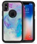 Marbleized Pink and Blue Paradise V371 - iPhone X OtterBox Case & Skin Kits