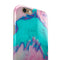 Marbleized Pink and Blue Paradise V432 iPhone 6/6s or 6/6s Plus 2-Piece Hybrid INK-Fuzed Case