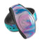 Marbleized Pink and Blue Paradise V432 - Decal Skin Wrap Kit for the Disney Magic Band