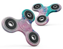 Marbleized Pink and Blue Paradise V432 Full-Body Fidget Spinner Skin-Kit